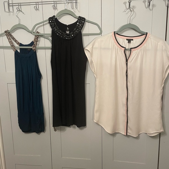 Ann Taylor Tops - Bundle of 3 Ann Taylor Black and White Blouse,Twenty One , Unbranded.